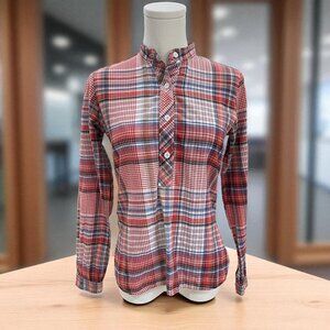 Vintage Levis Plaid Shirt Button Front Long Sleeve Western Workwear Casual Top